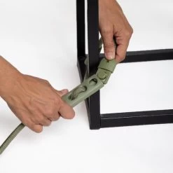 Hands-Free Leash Army Green -Zee.Dog zeedog dog leashes hands free leash army green manos libres correa3